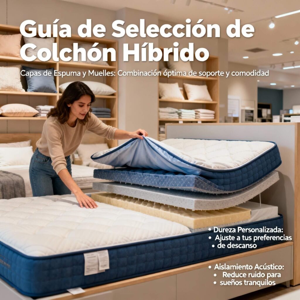 Desventajas y aspectos a tener en cuenta Factores a considerar antes de comprar colchón híbrido: precio, peso y materiales — comparador colchones Barcelona