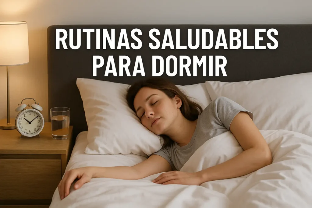 rutina nocturna dormir mejor